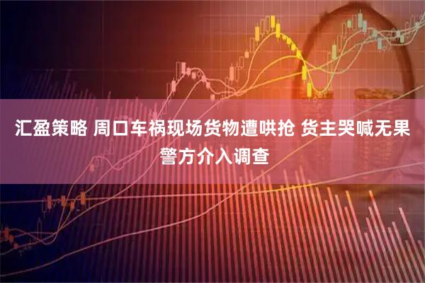 汇盈策略 周口车祸现场货物遭哄抢 货主哭喊无果 警方介入调查