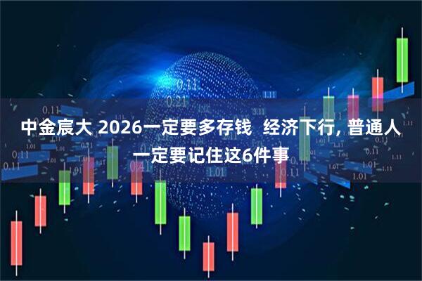 中金宸大 2026一定要多存钱  经济下行, 普通人一定要记住这6件事